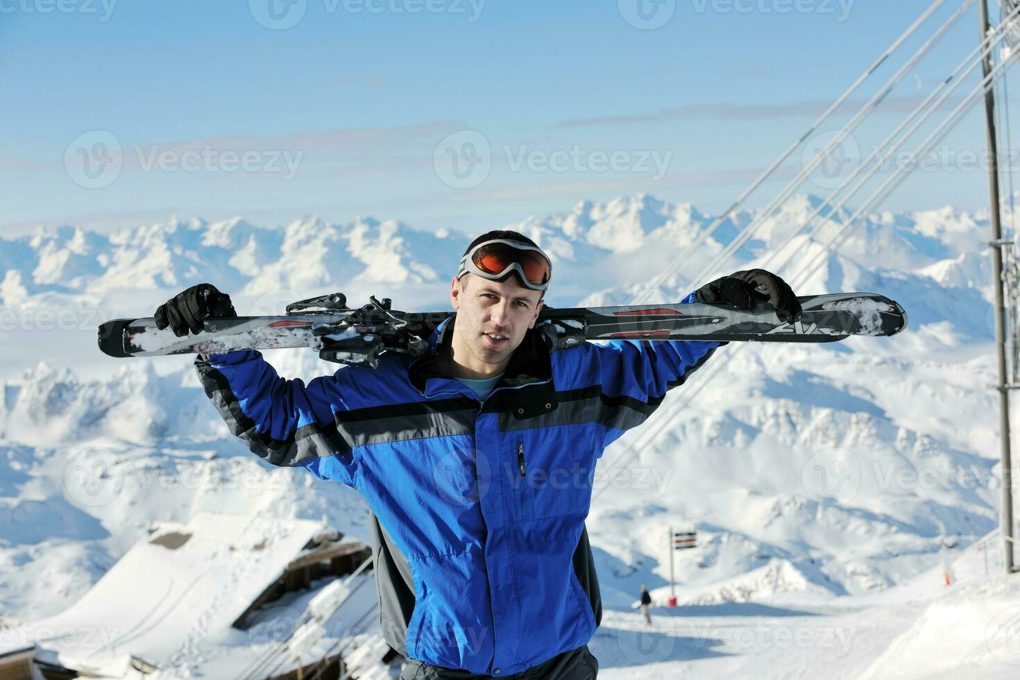 persone gruppo su neve a inverno stagione foto