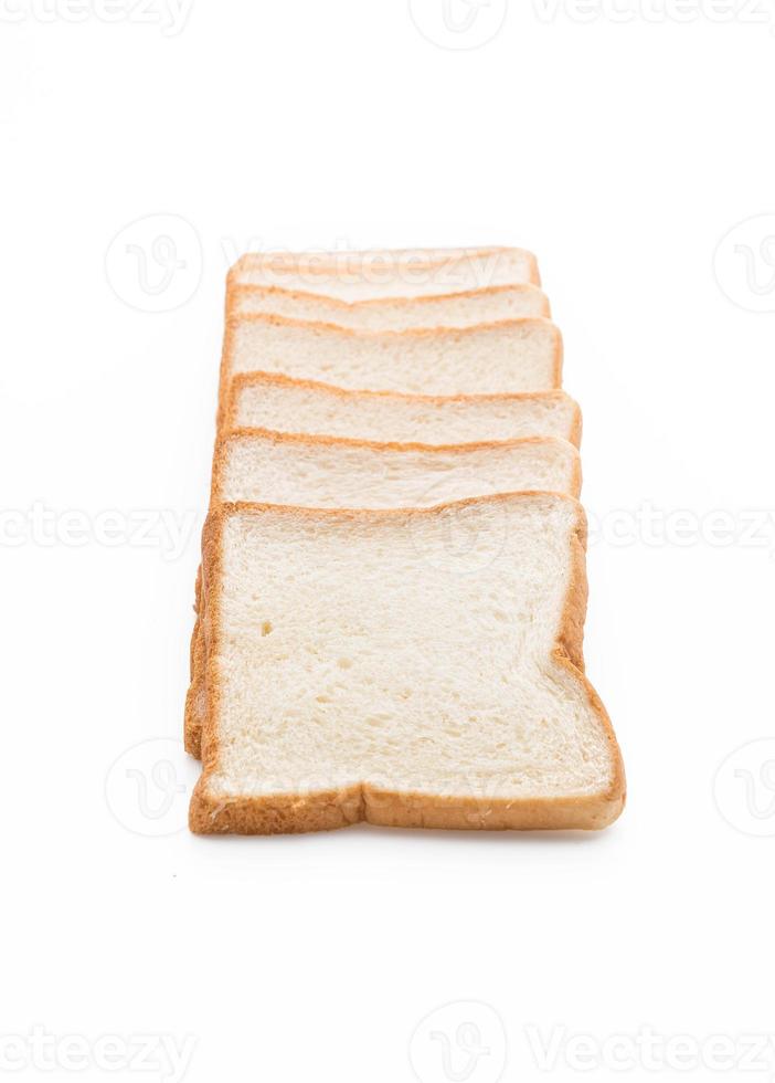 pane al latte su sfondo bianco foto