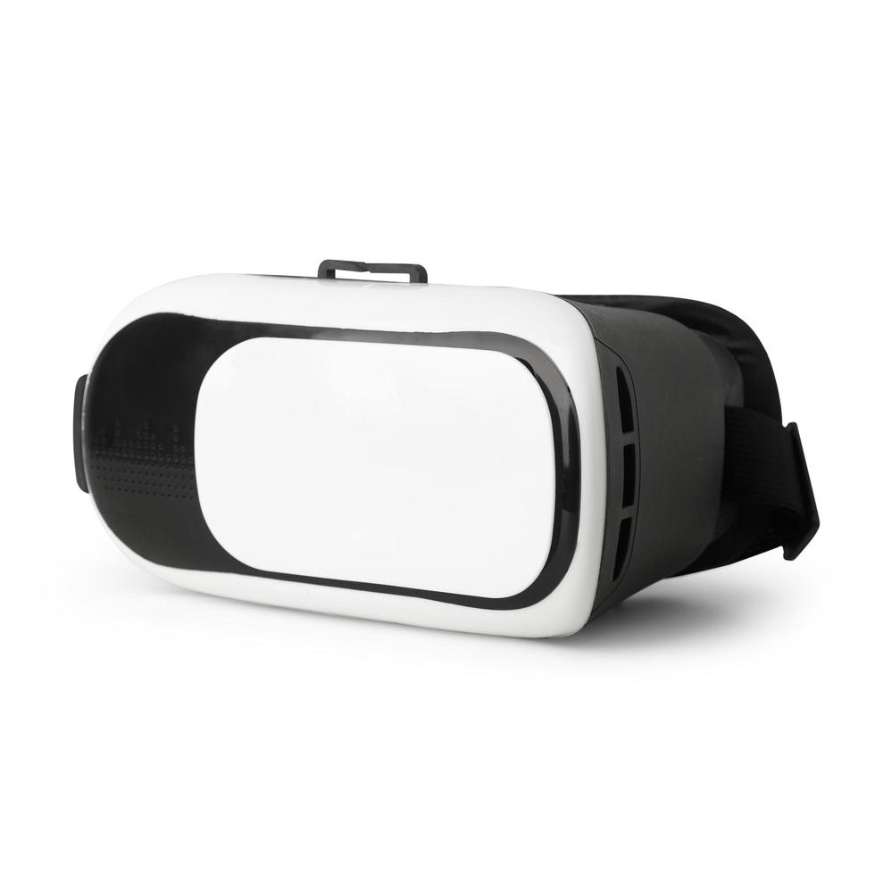 auricolare per realtà virtuale bianco realistico isolato su sfondo bianco foto