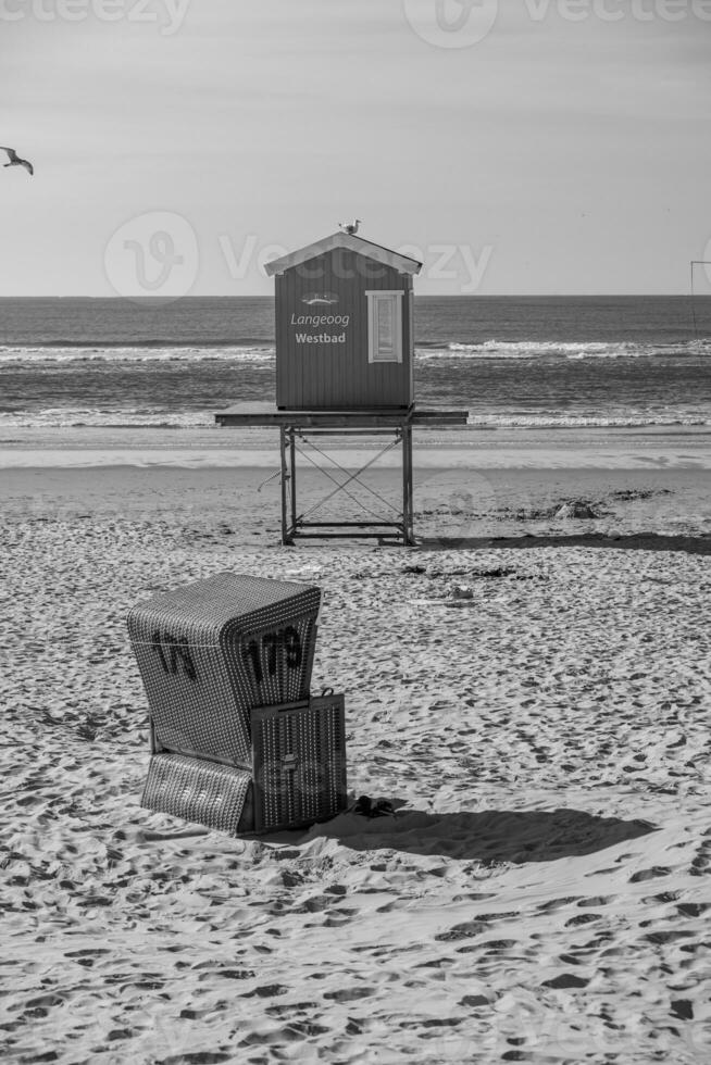 estate tempo su langeoog isola foto