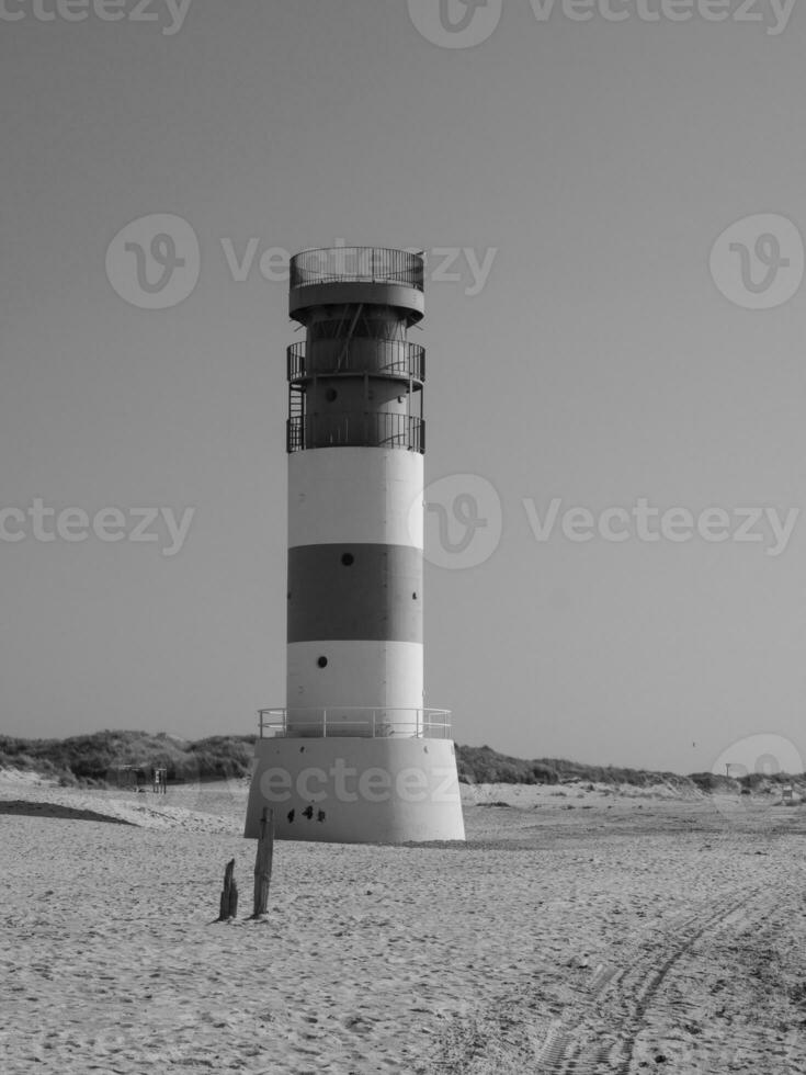 Tedesco isola nel il nord mare foto