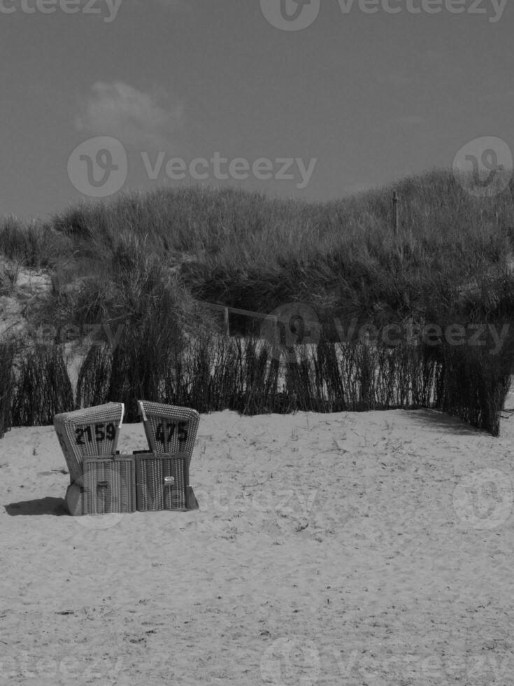 isola di langeoog nel mare del nord foto