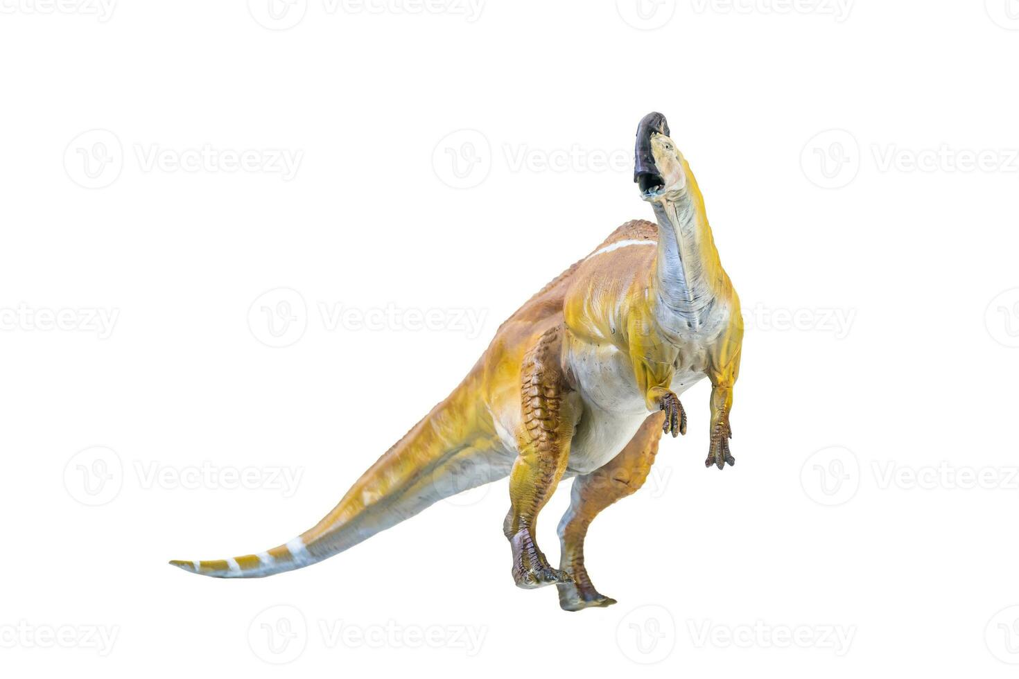 Parasaurolophus dinosauro isolato sfondo foto