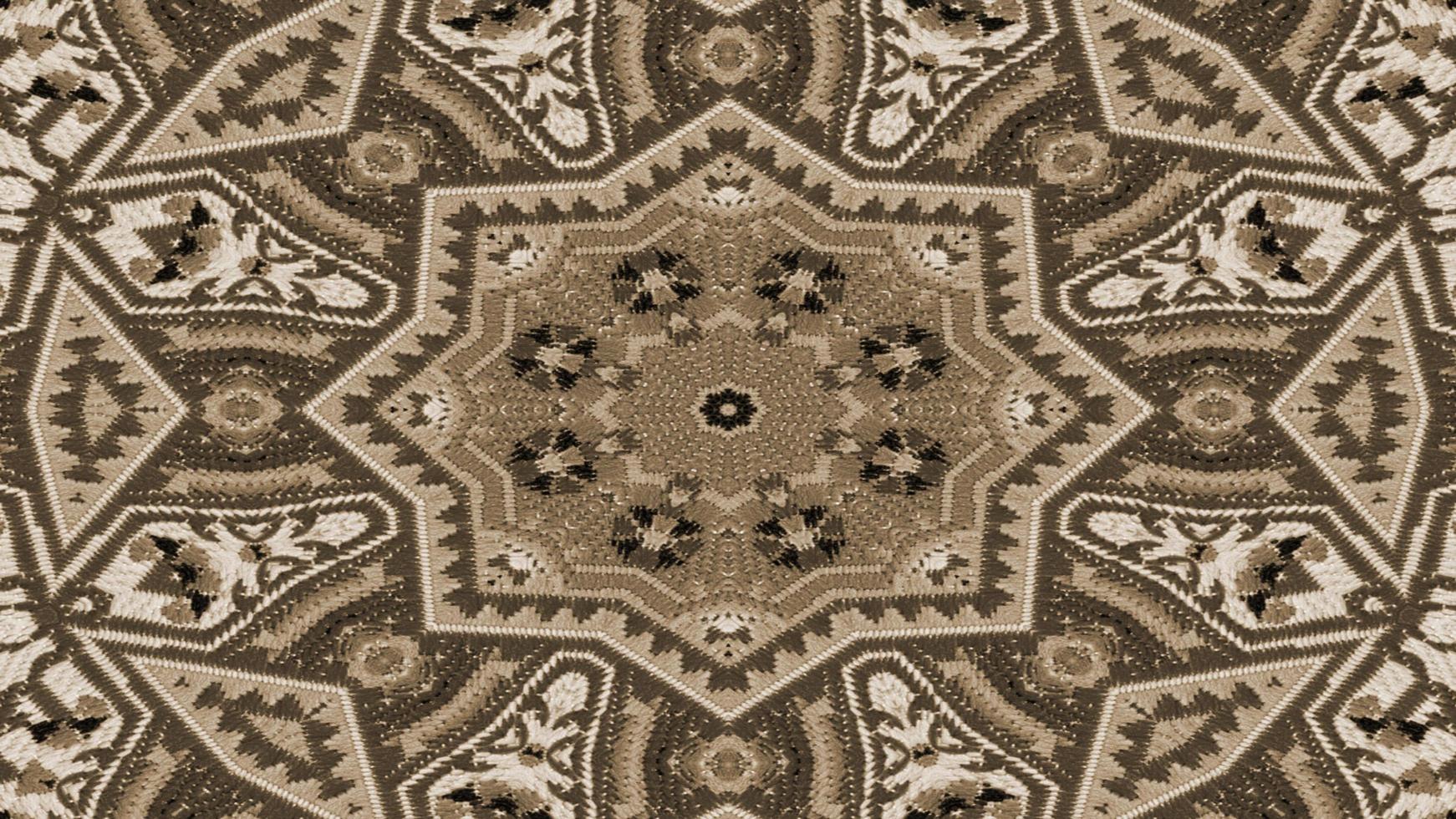 caleidoscopio di tappeti etnici autentici foto