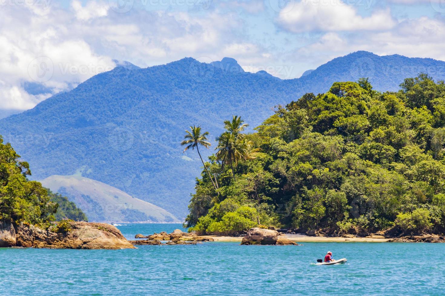 la grande isola tropicale ilha grande, angra dos reis brasile. foto