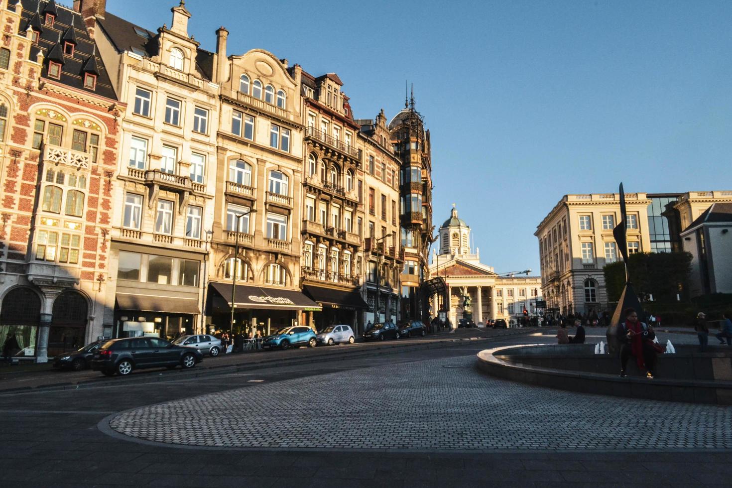 via di bruxelles, belgio, europa foto