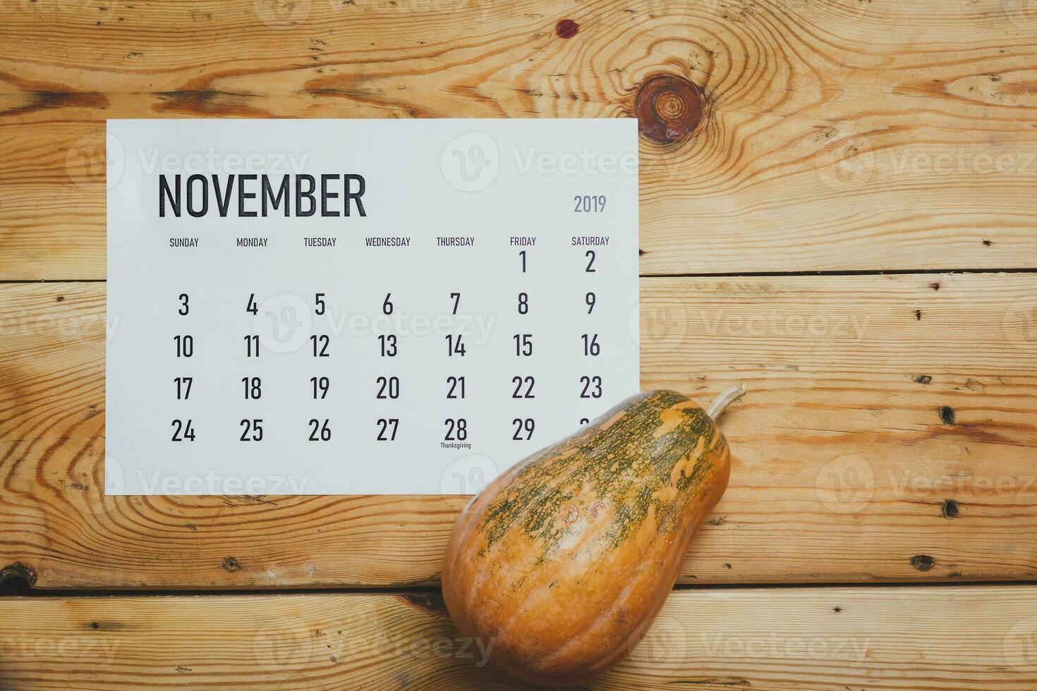 novembre 2019 mensile calendario foto