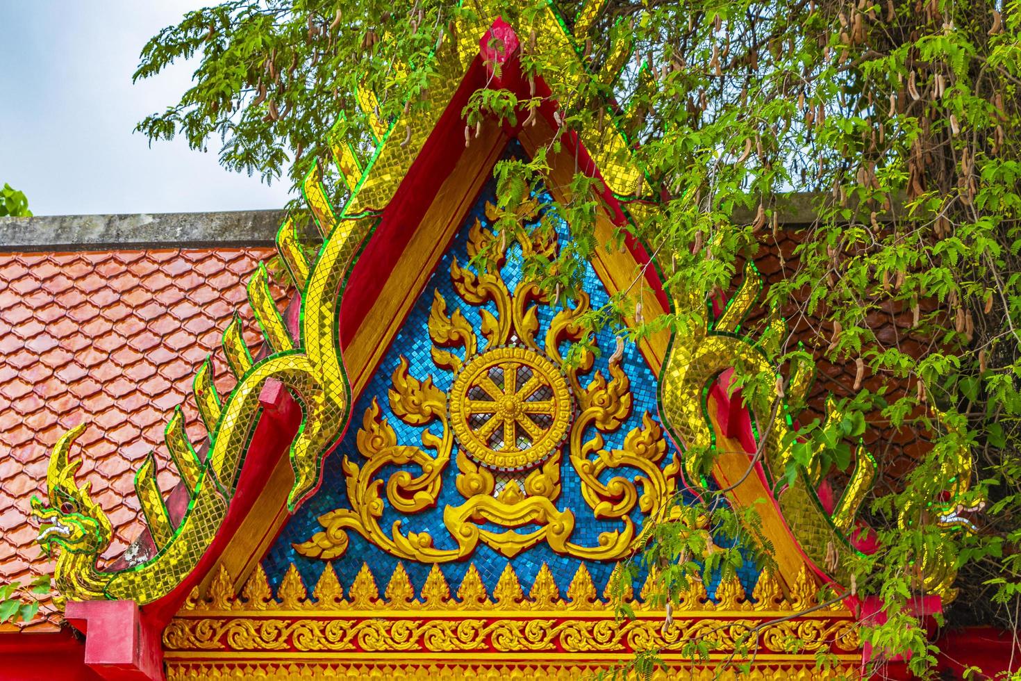 Wat Phra Yai tempio buddista su koh samui, thailandia, 2018 foto