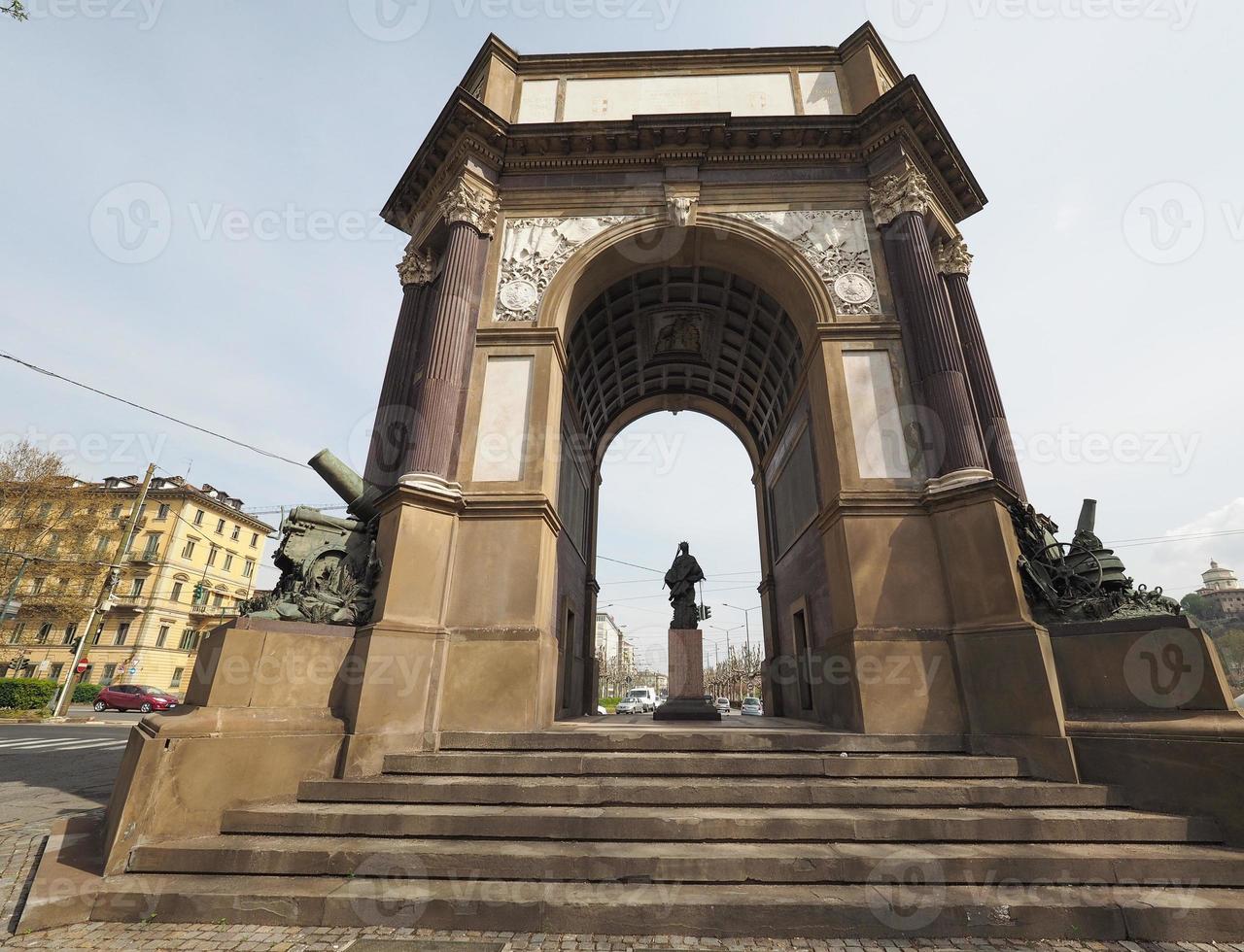 arco del valentino arco a torino foto