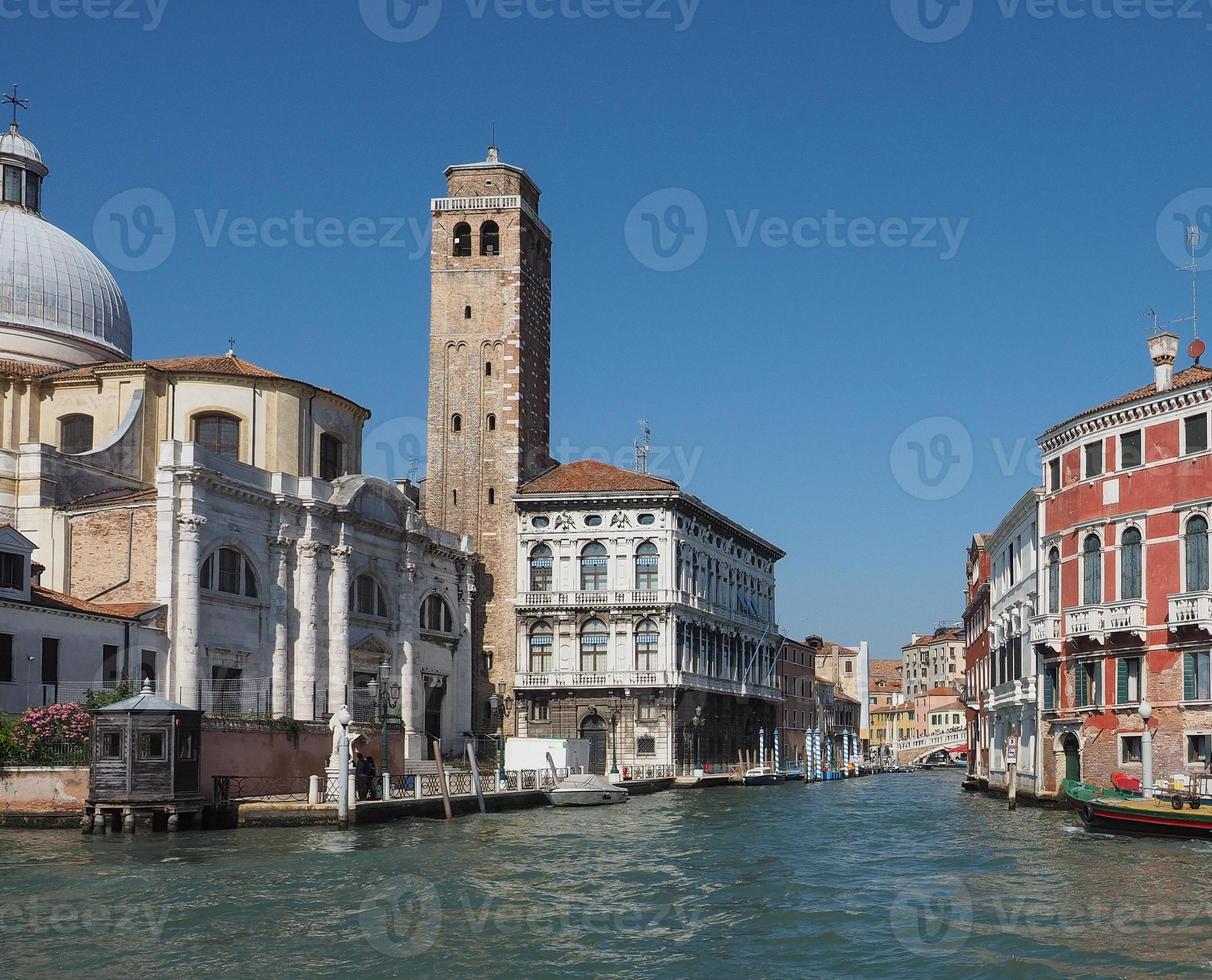 canale grande a venezia foto