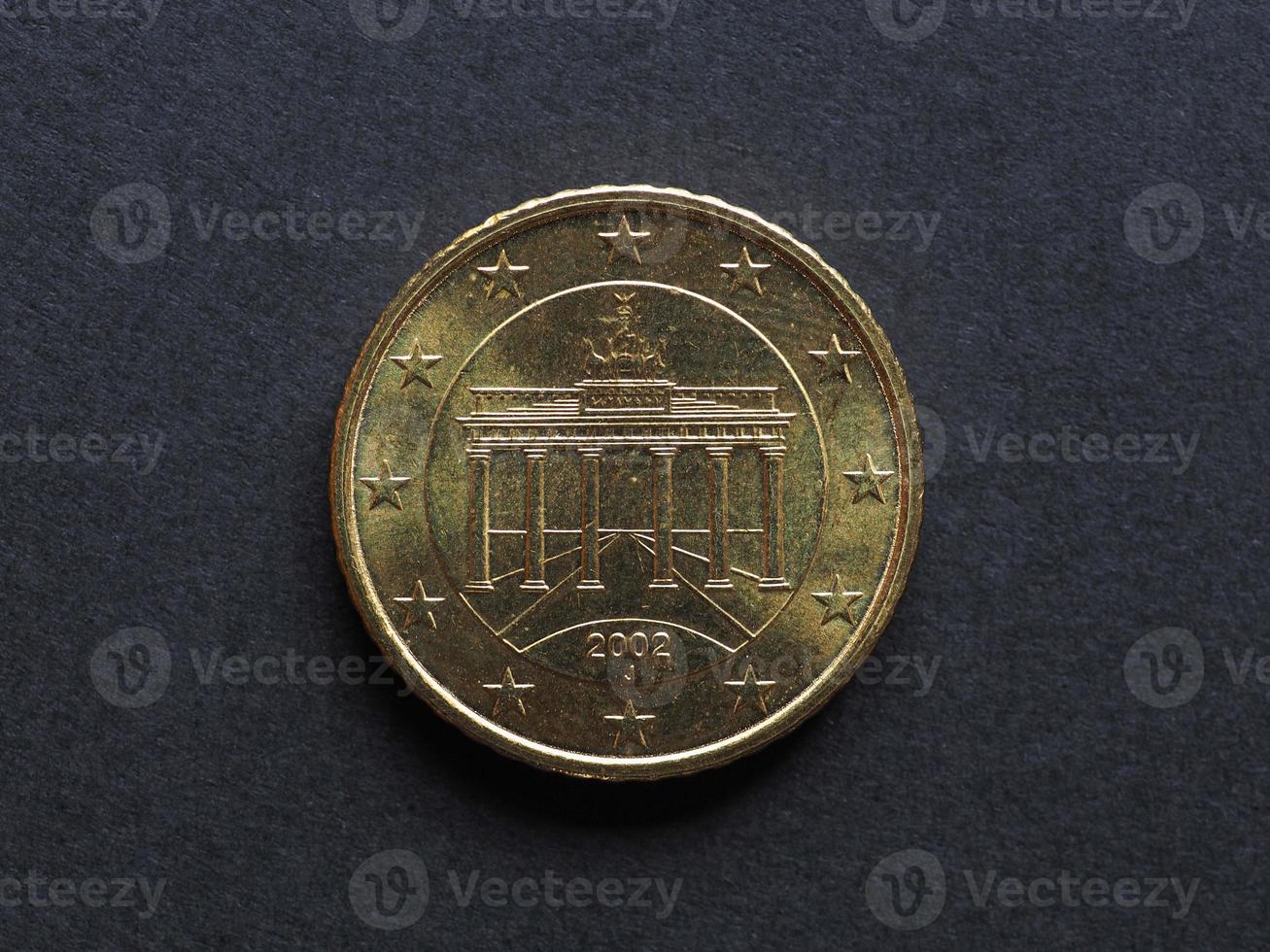moneta da cinquanta centesimi di euro foto