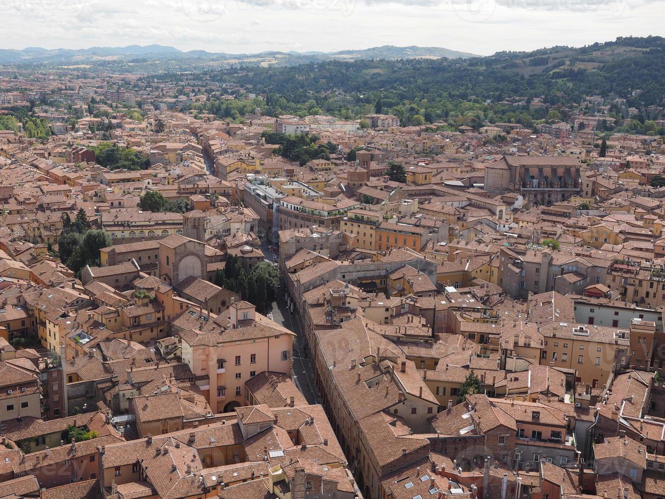 veduta aerea di bologna foto