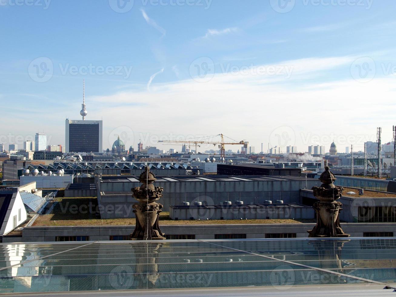 veduta aerea di berlino foto