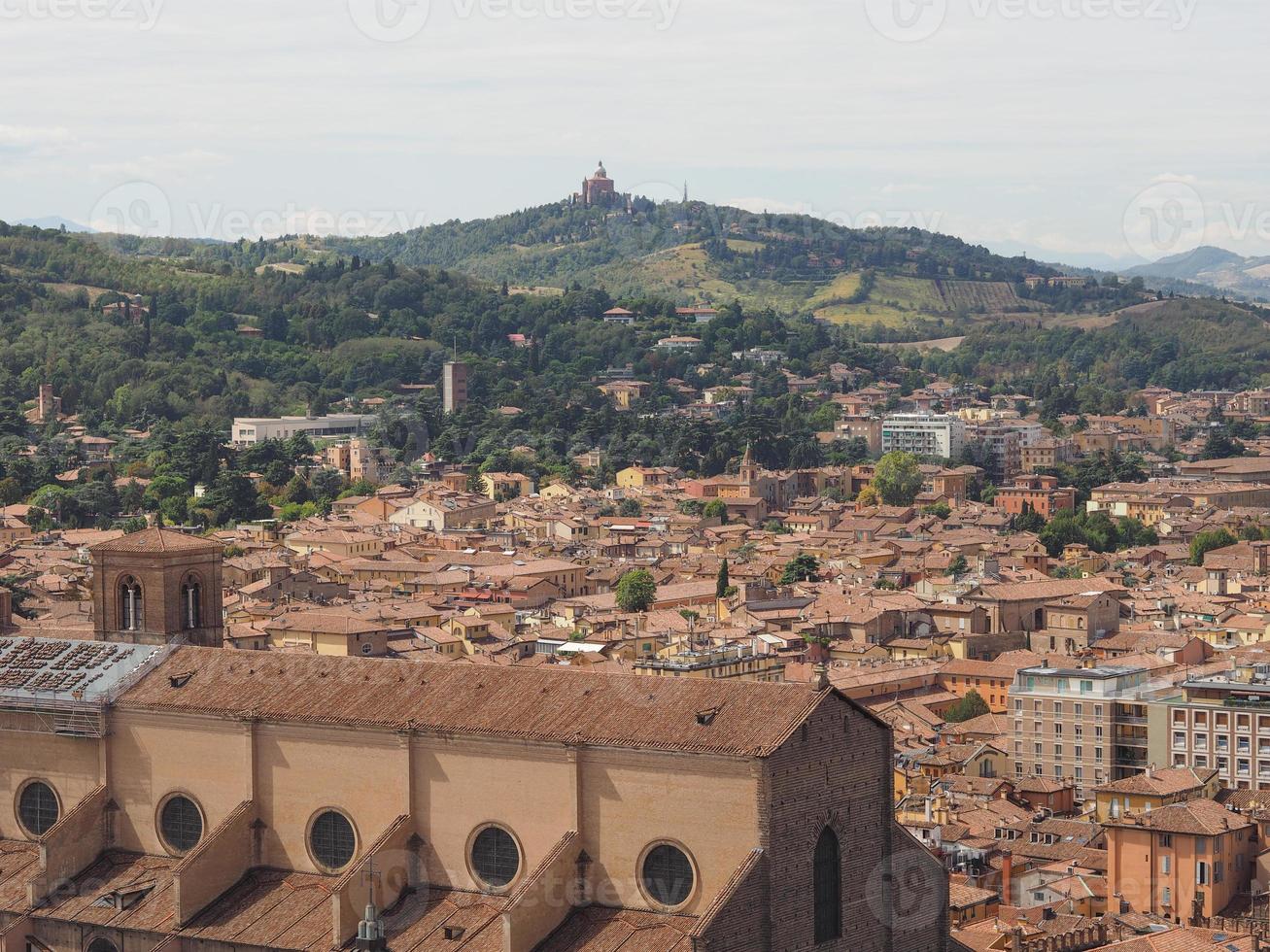 veduta aerea di bologna foto