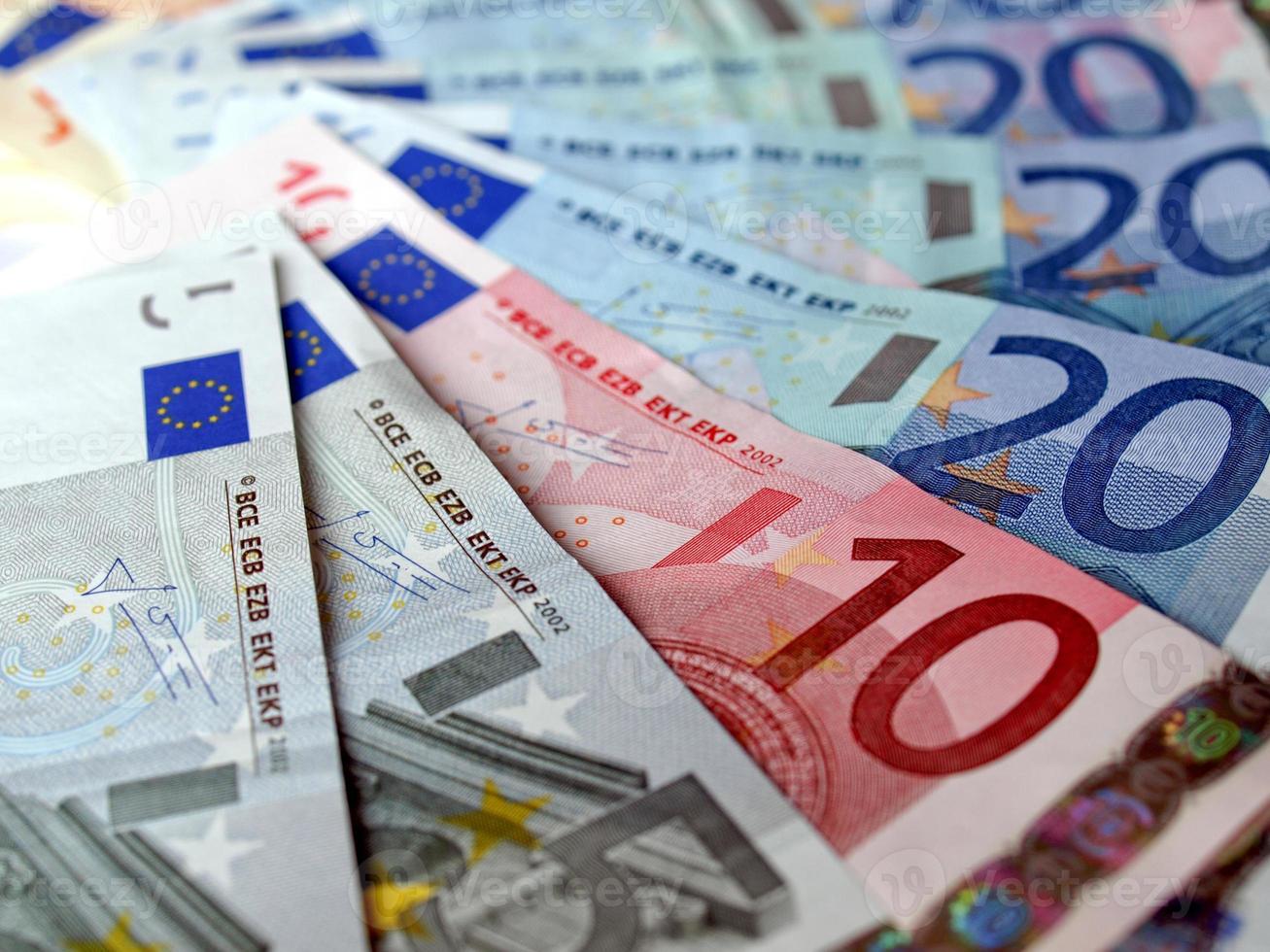 banconote in euro, unione europea foto