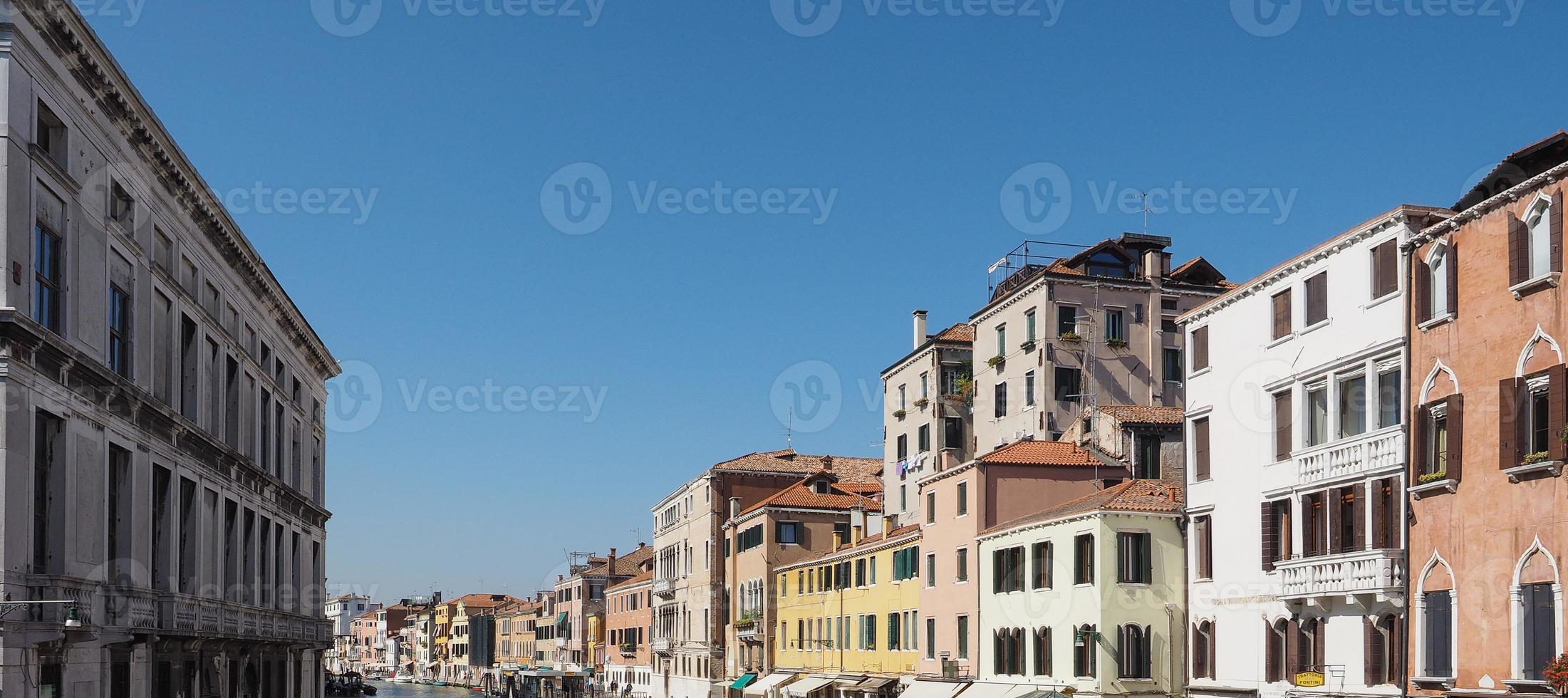 vista della città di venezia foto