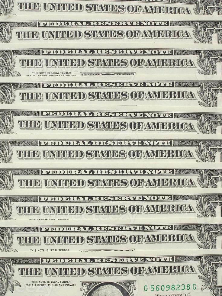 banconote da 1 dollaro foto