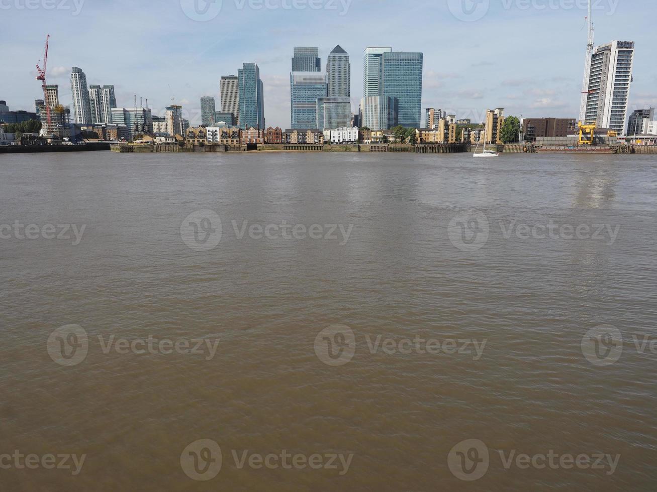 Canary Wharf a londra foto