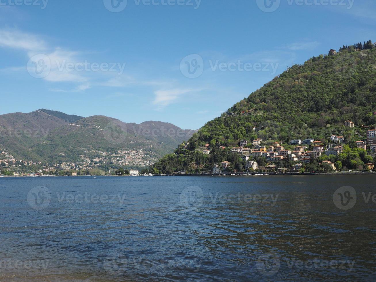 vista lago di como foto