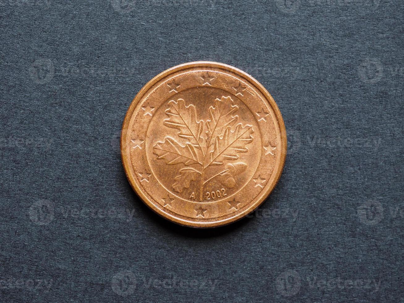 moneta da cinque centesimi di euro foto