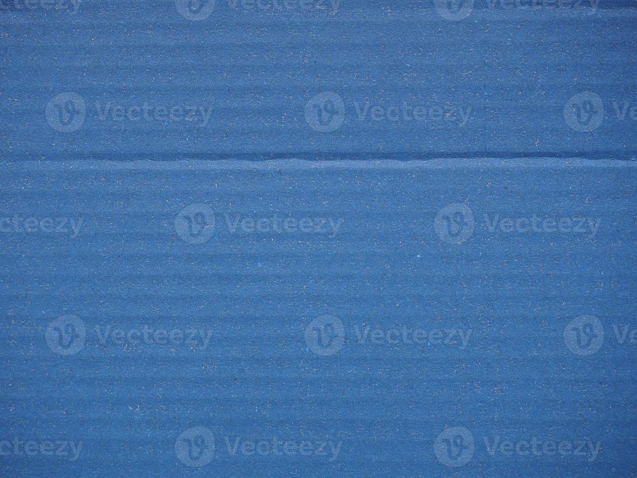 sfondo di cartone ondulato blu foto