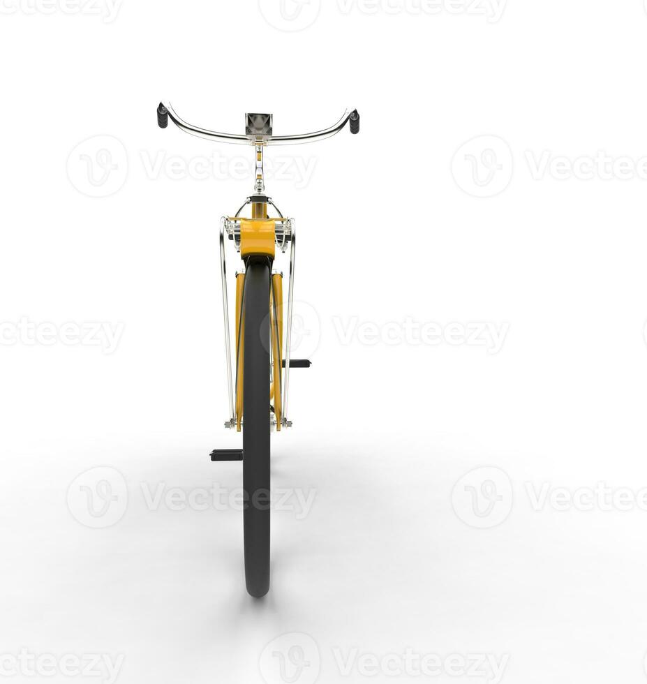 giallo bicicletta davanti foto