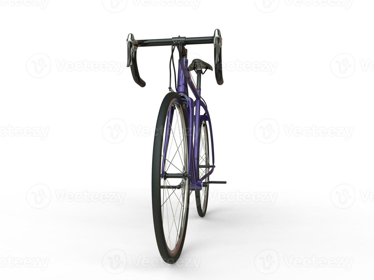 metallico viola gli sport bicicletta - davanti Visualizza foto