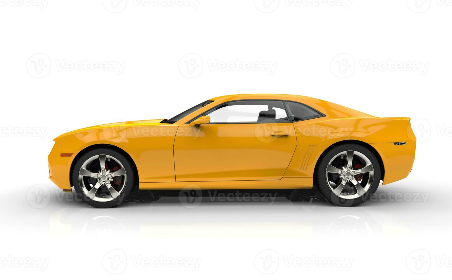 giallo veloce auto lato foto