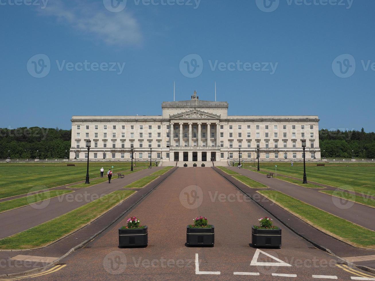 Stormont gli edifici del parlamento a Belfast foto