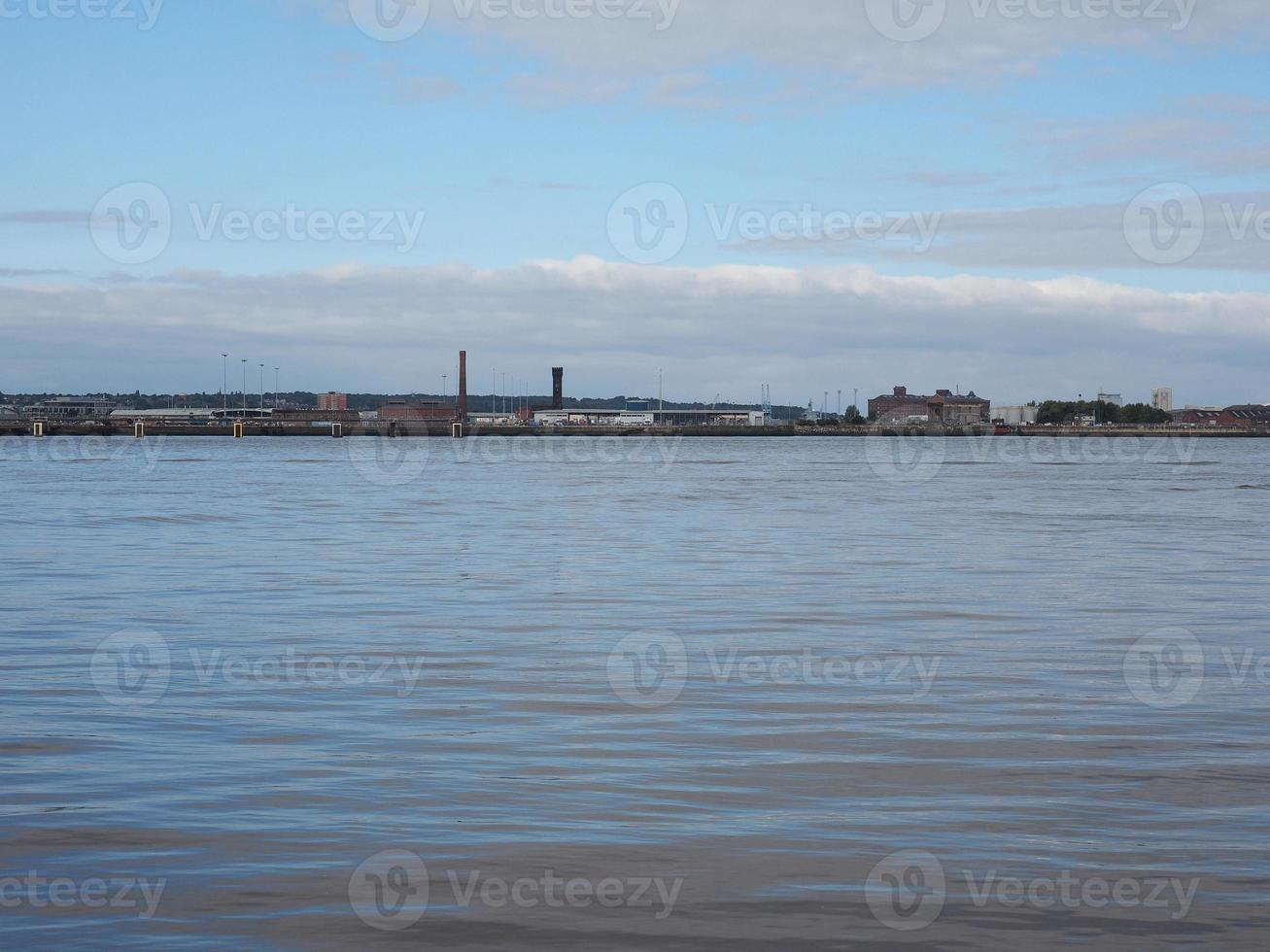 vista di Birkenhead a Liverpool foto