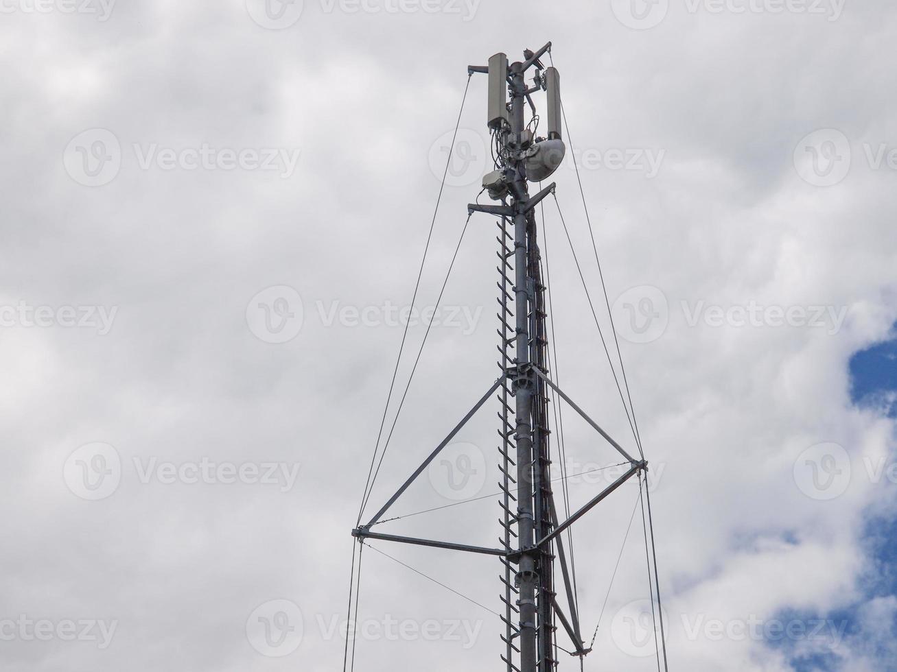 antenne della torre di comunicazione foto