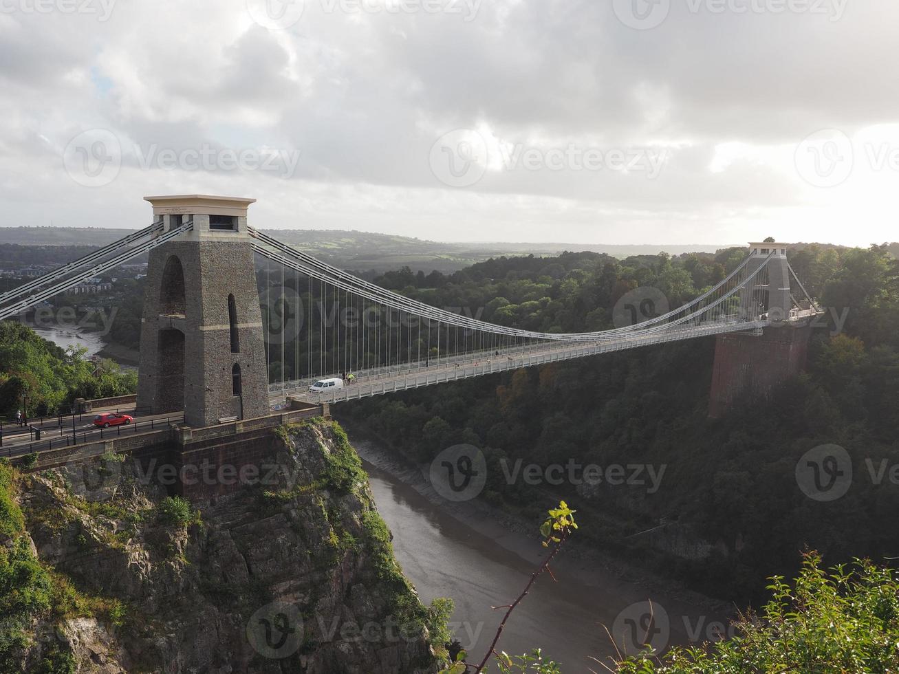 ponte sospeso di clifton a bristol foto