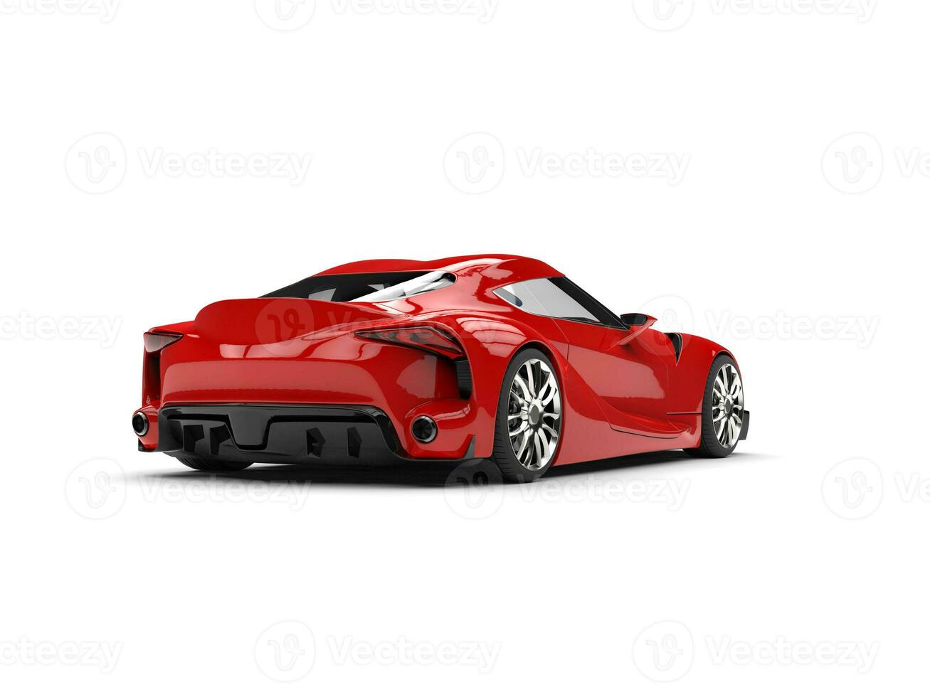 grande in profondità rosso moderno super gli sport auto - indietro Visualizza foto