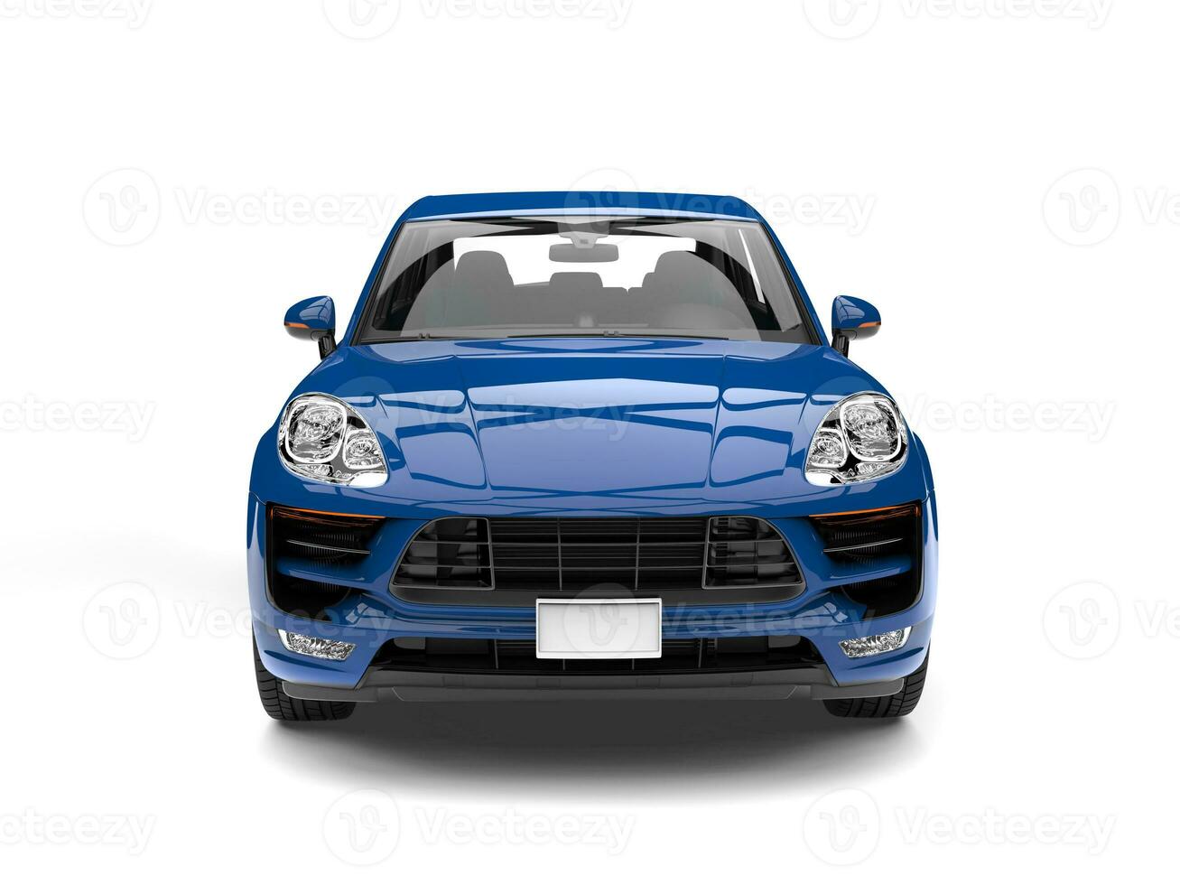 moderno blu famiglia auto - davanti Visualizza foto