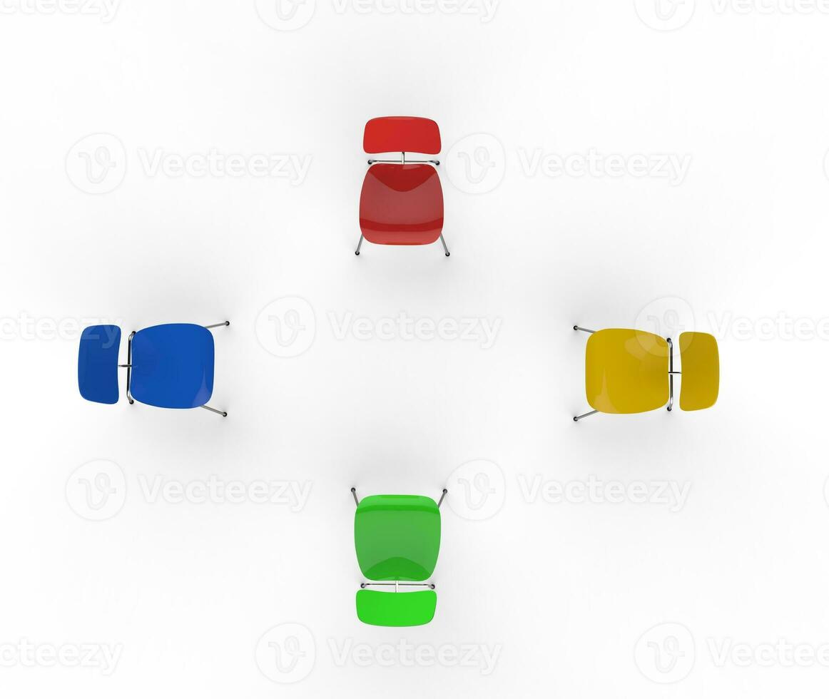 colorato sedie superiore Visualizza foto
