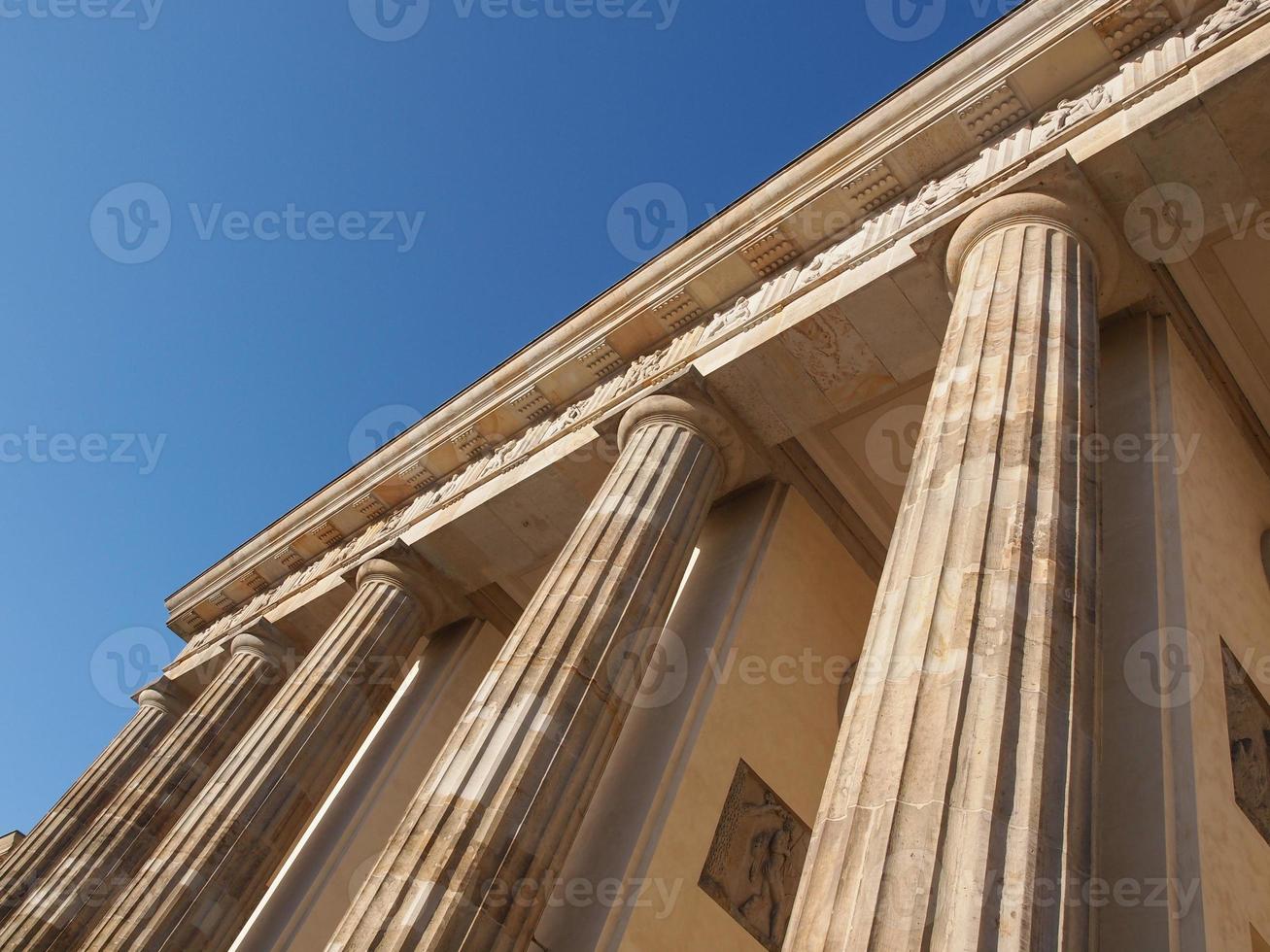 brandenburger tor berlino foto