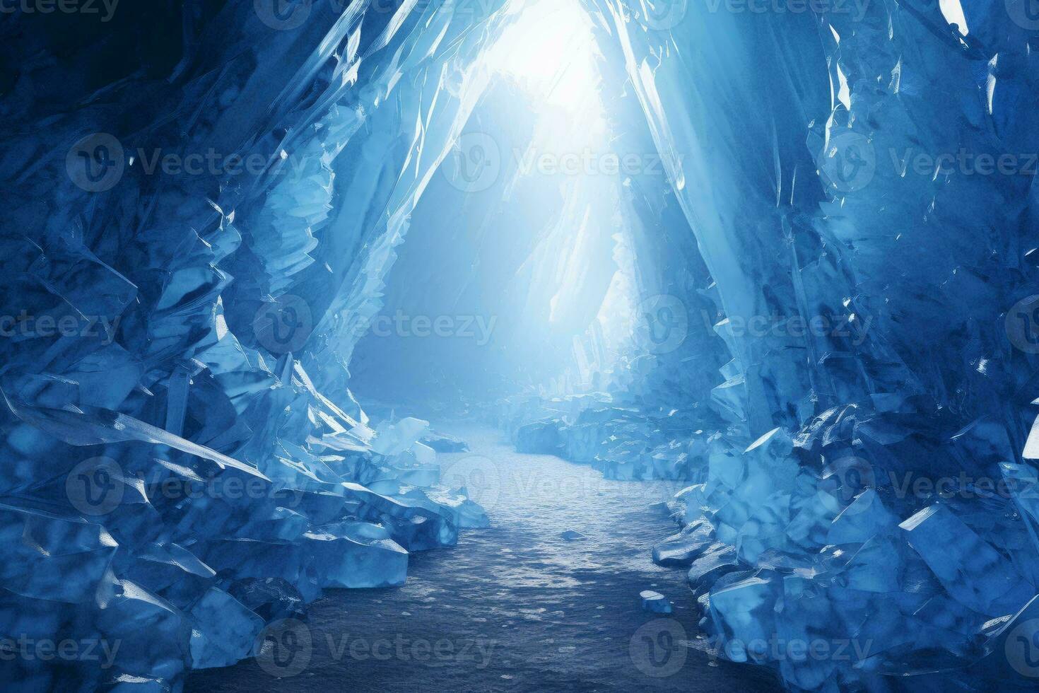 generativo ai illustrazione di astratto inverno ghiaccio montagna paesaggio  con diverso occhiali da sole di blu 22698526 Stock Photo su Vecteezy