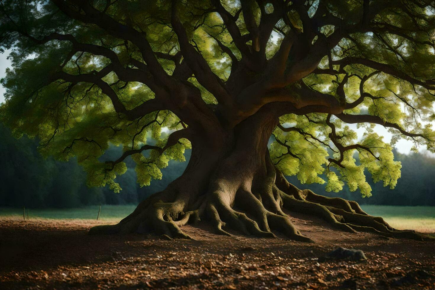 il albero di vita di giacomo Harrison. ai-generato foto