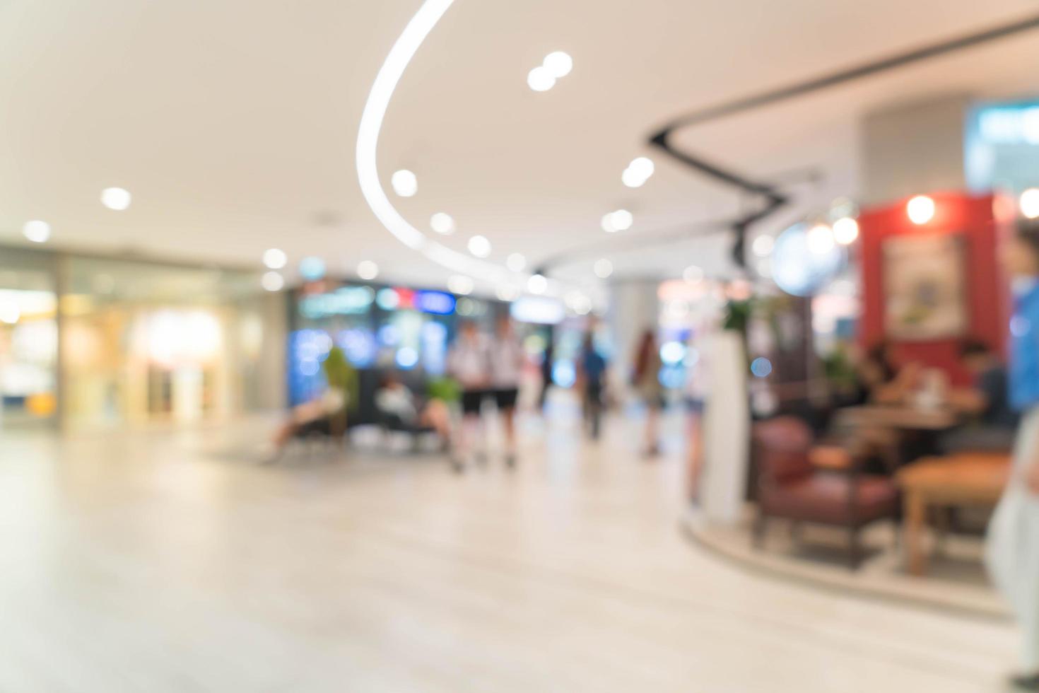 sfocatura astratta bellissimo centro commerciale di lusso foto