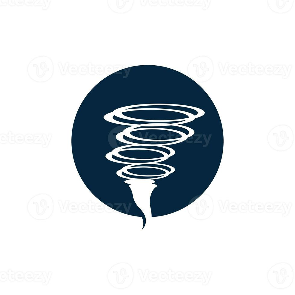 tornado logo simbolo vettore illustrazione design foto