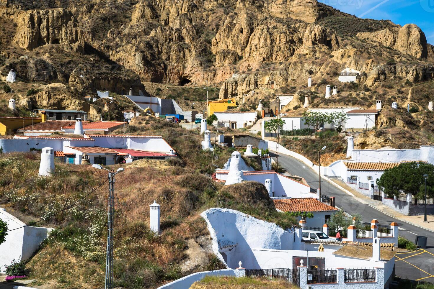 Guadix, villaggi nel il Provincia di granada andalusia, meridionale Spagna foto