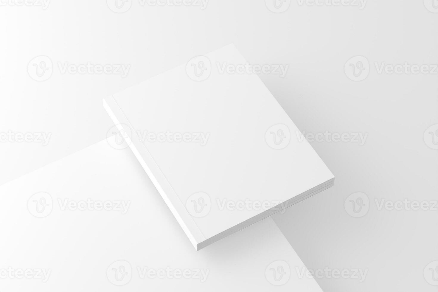 noi lettera copertina morbida libro copertina bianca vuoto modello foto