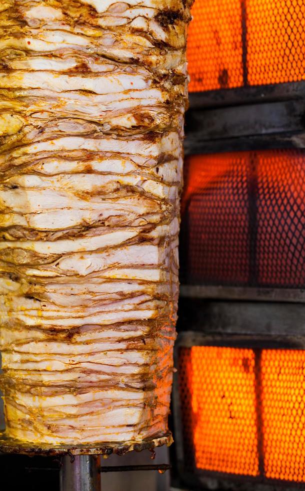 cibo tradizionale turco deliziosa carne di doner? foto