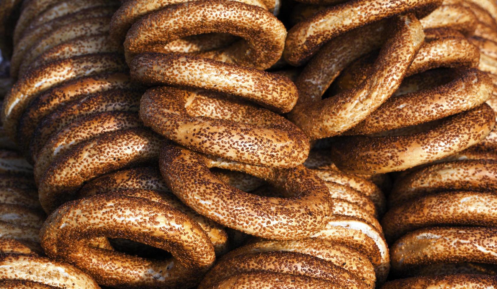 delizioso snack bagel turco? foto