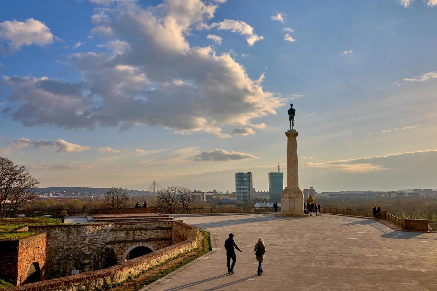 monumento fortezza di belgrado foto