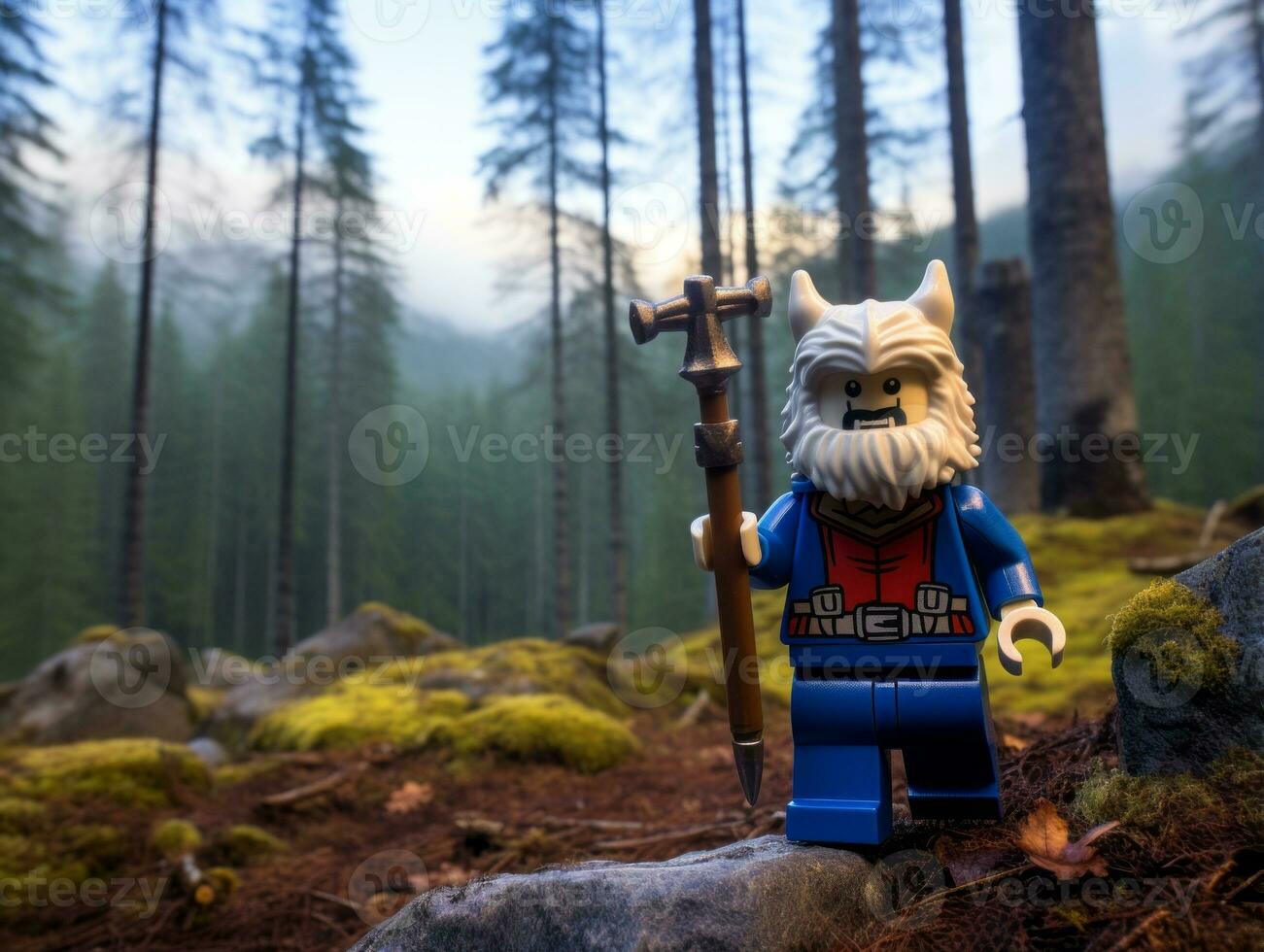 il epico ricerca di Lego avventurieri ai generativo foto