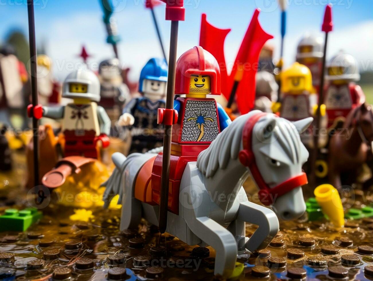 il epico ricerca di Lego avventurieri ai generativo foto