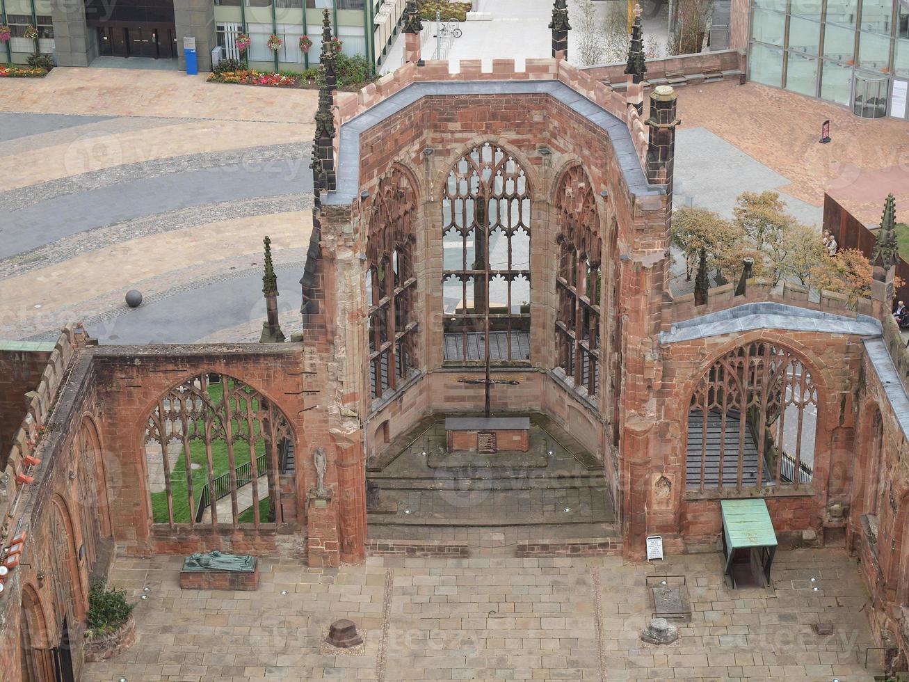 rovine della cattedrale di coventry foto