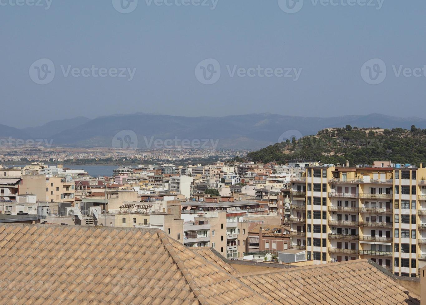 veduta aerea di cagliari foto