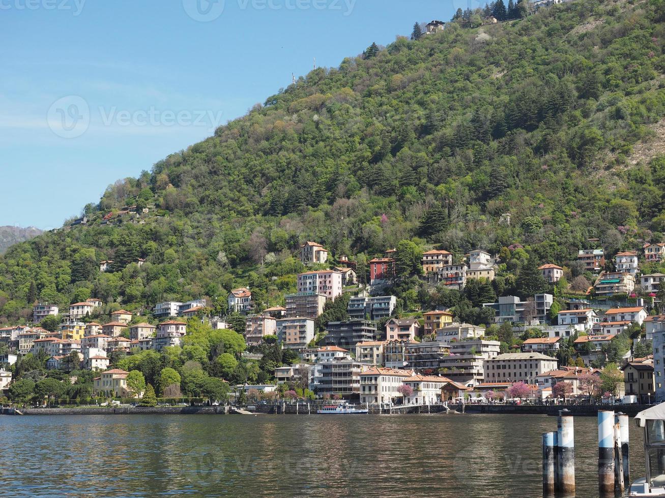 vista lago di como foto